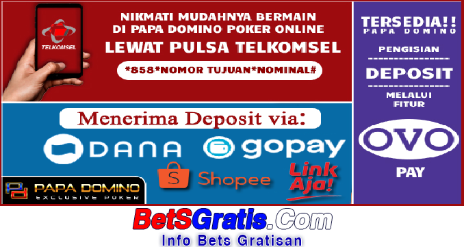 Papadomino Freebet Gratis Rp 15.000 Tanpa Deposit