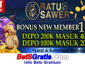 Ratusawer Freebet Gratis Rp 15.000 Tanpa Deposit