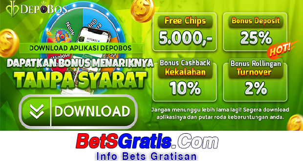 Depobos Freebet Gratis Rp 15.000 Tanpa Deposit